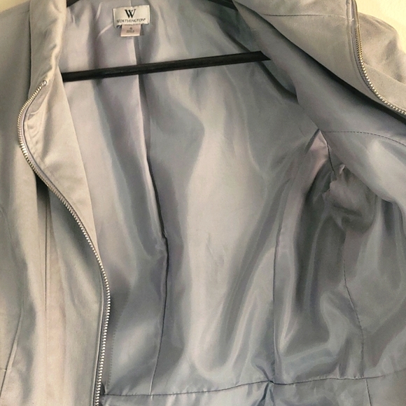 Worthington Short Sleeve Flair Waist Jacket Size Small - Picture 7 of 9